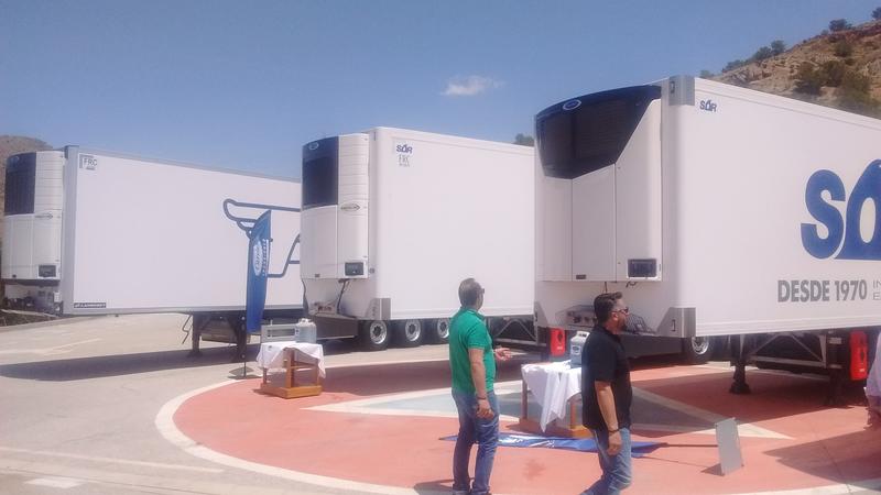 Imagen vehículo SOR en evento Carrier