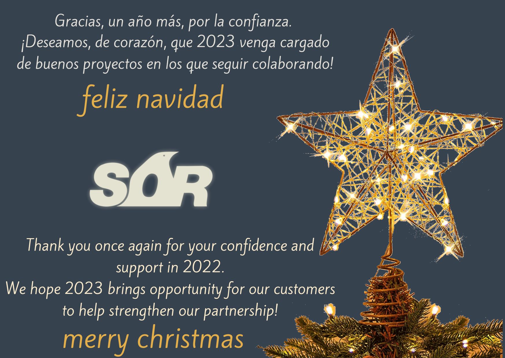 felicitación navidad SOR blog 2023